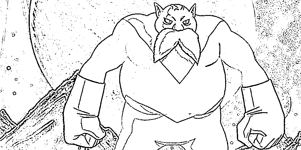 Coloriage Toppo en match