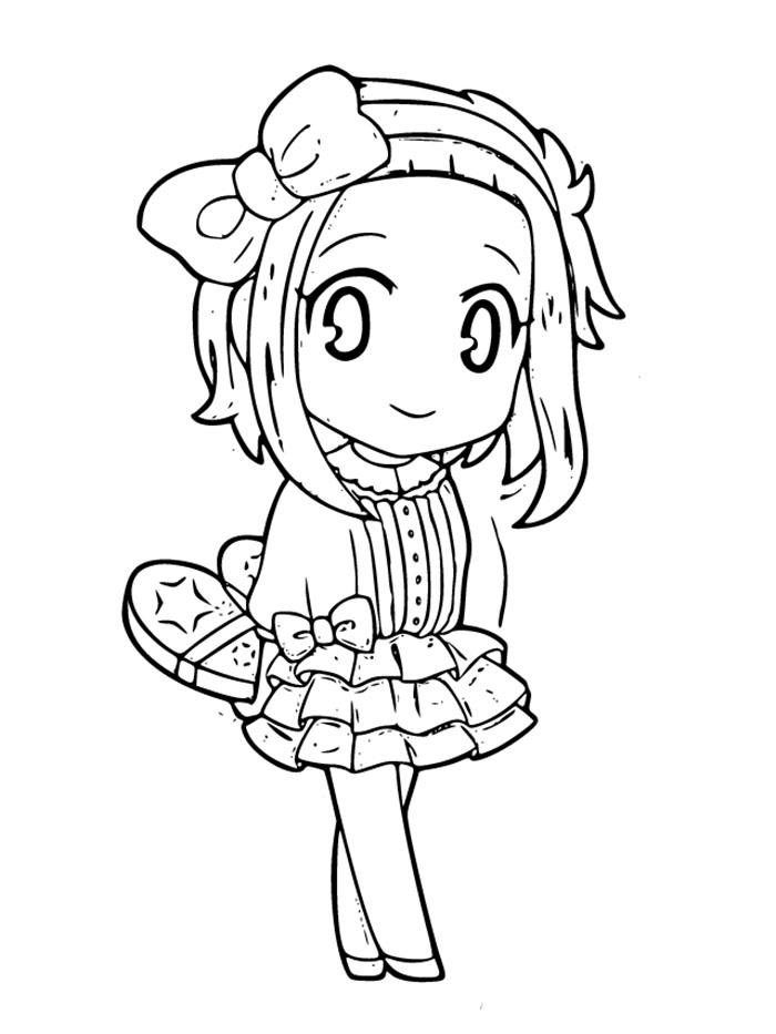 Coloriage Belle Chibi Levy McGarden