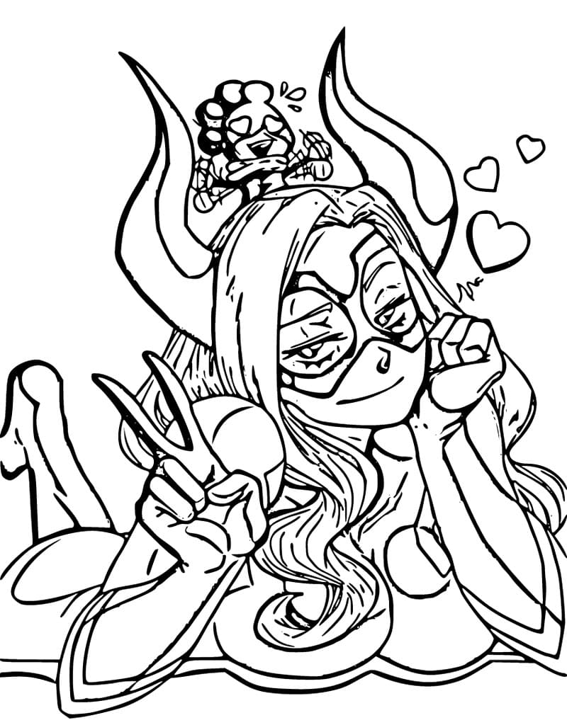 Coloriage Belle Mount Lady