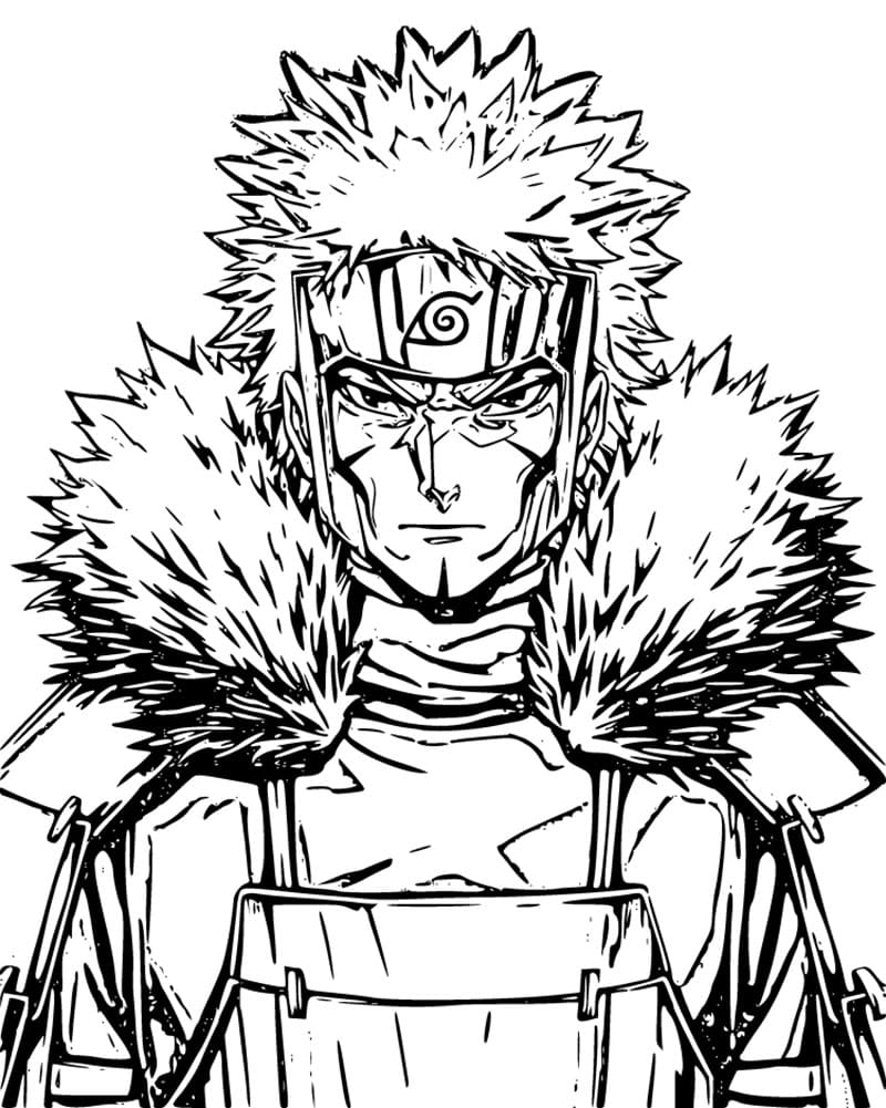 Coloriage Dessin de Tobirama Senju