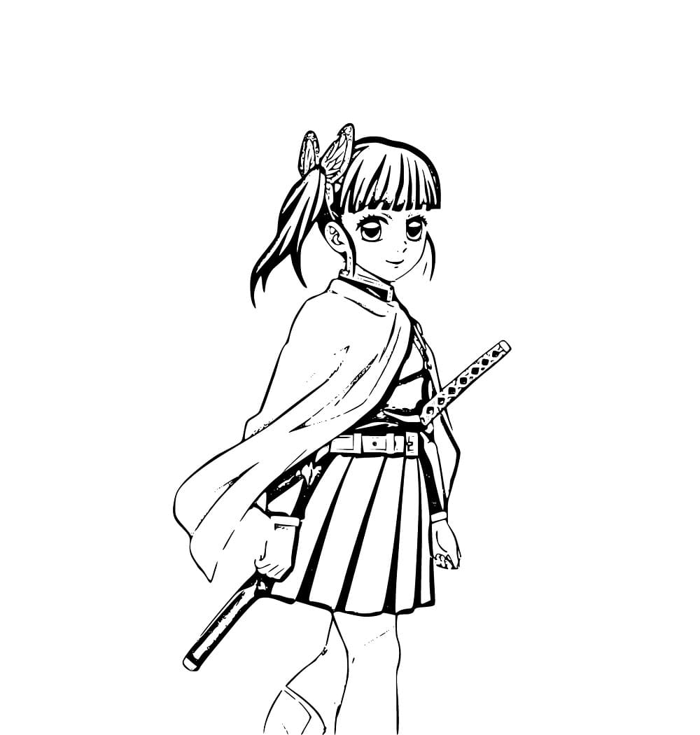 Coloriage Image d’Kanao Tsuyuri