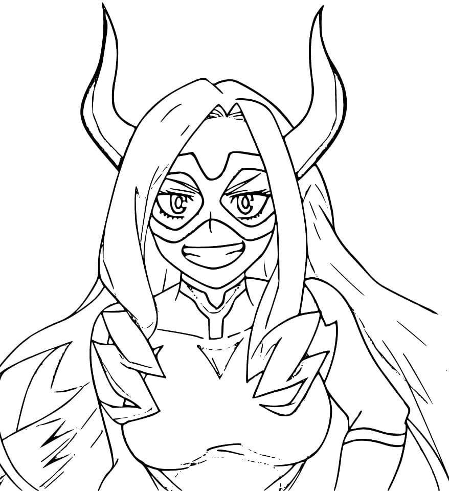 Coloriage Image de Mount Lady