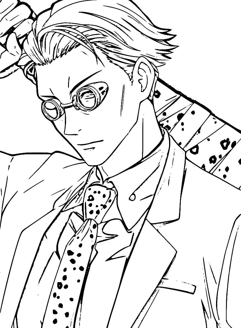 Coloriage Kento Nanami impression gratuite