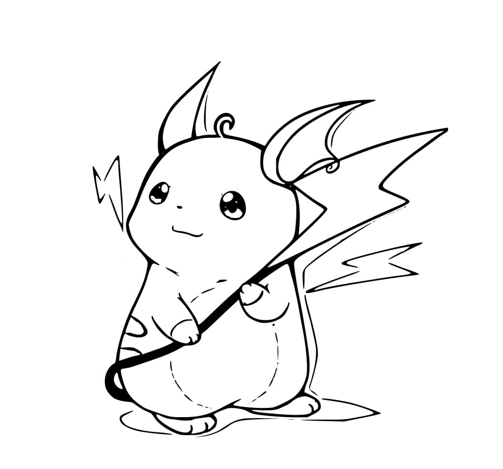 Coloriage Image de Raichu