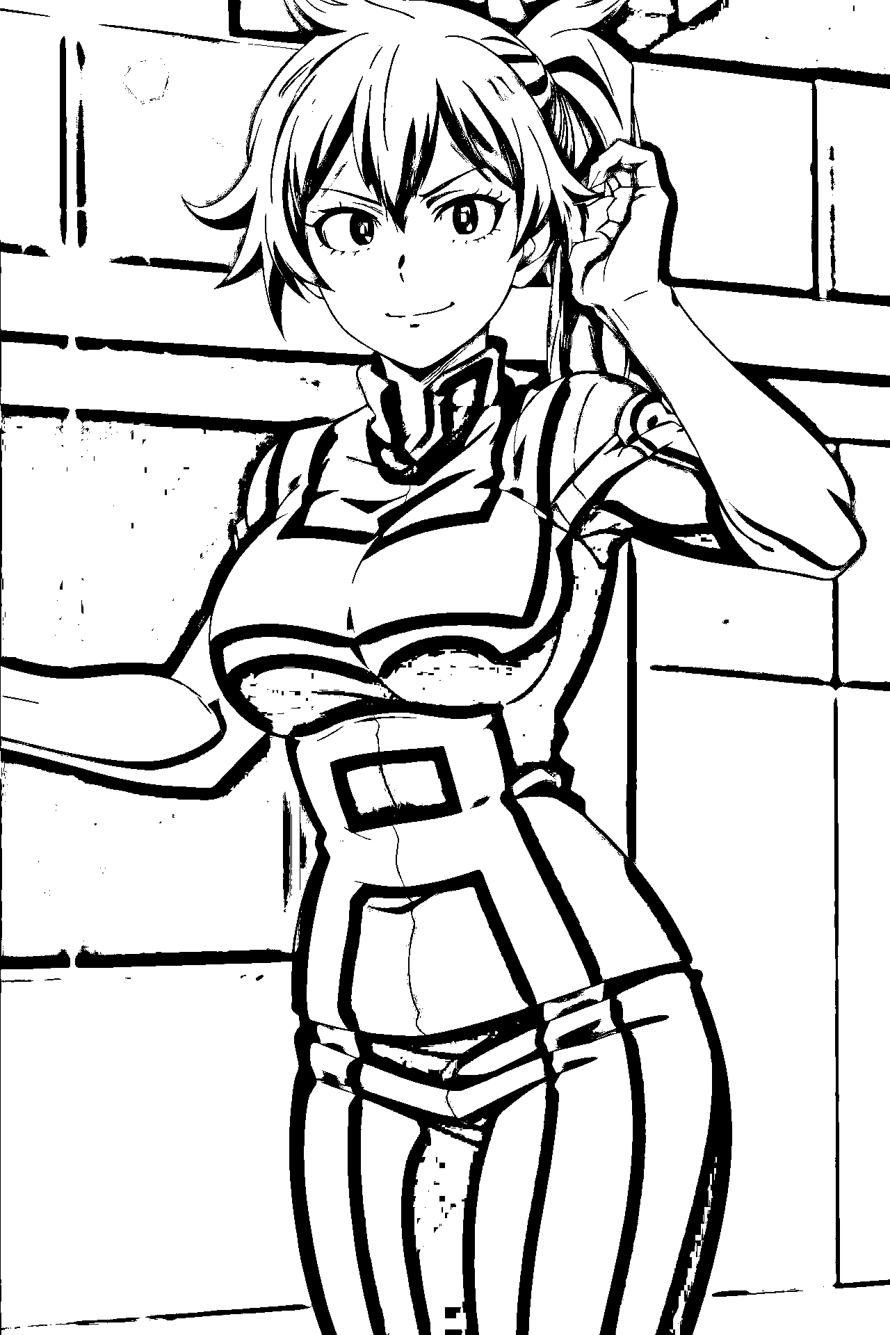 Coloriage Itsuka Kendo jolie