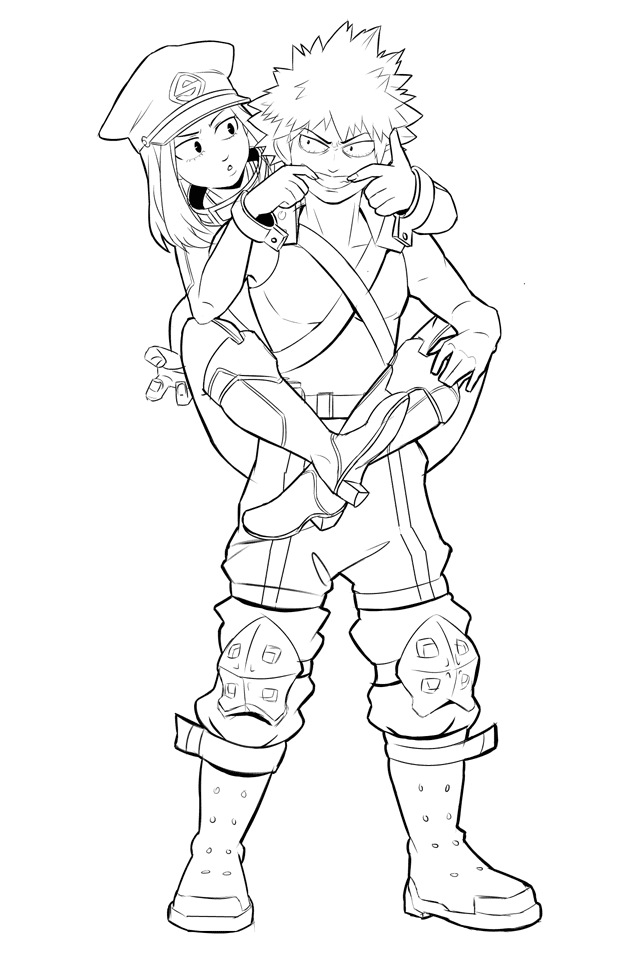 Coloriage Camie Utsushimi amicale