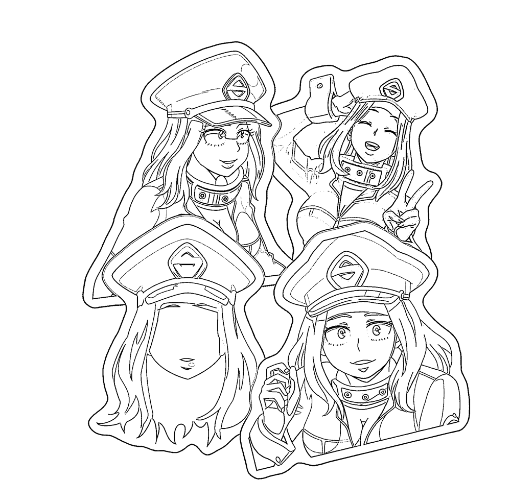 Coloriage Camie Utsushimi émoji