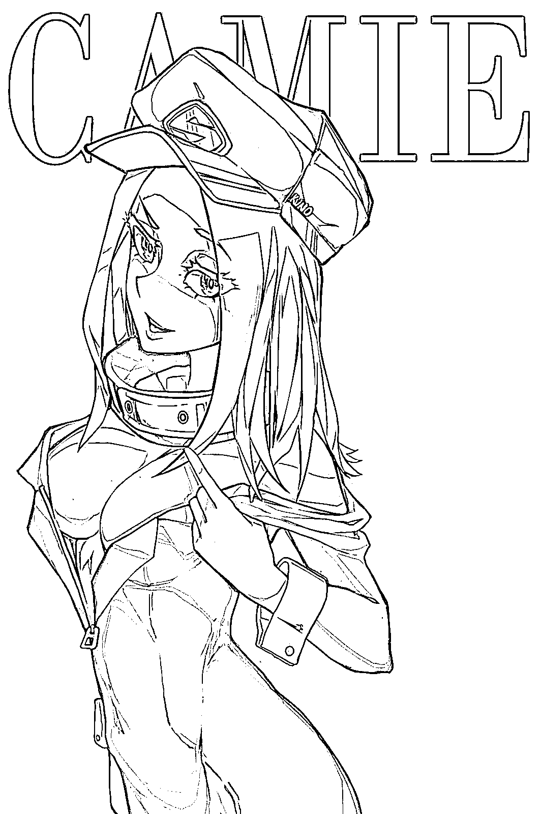 Coloriage Camie Utsushimi imprimer