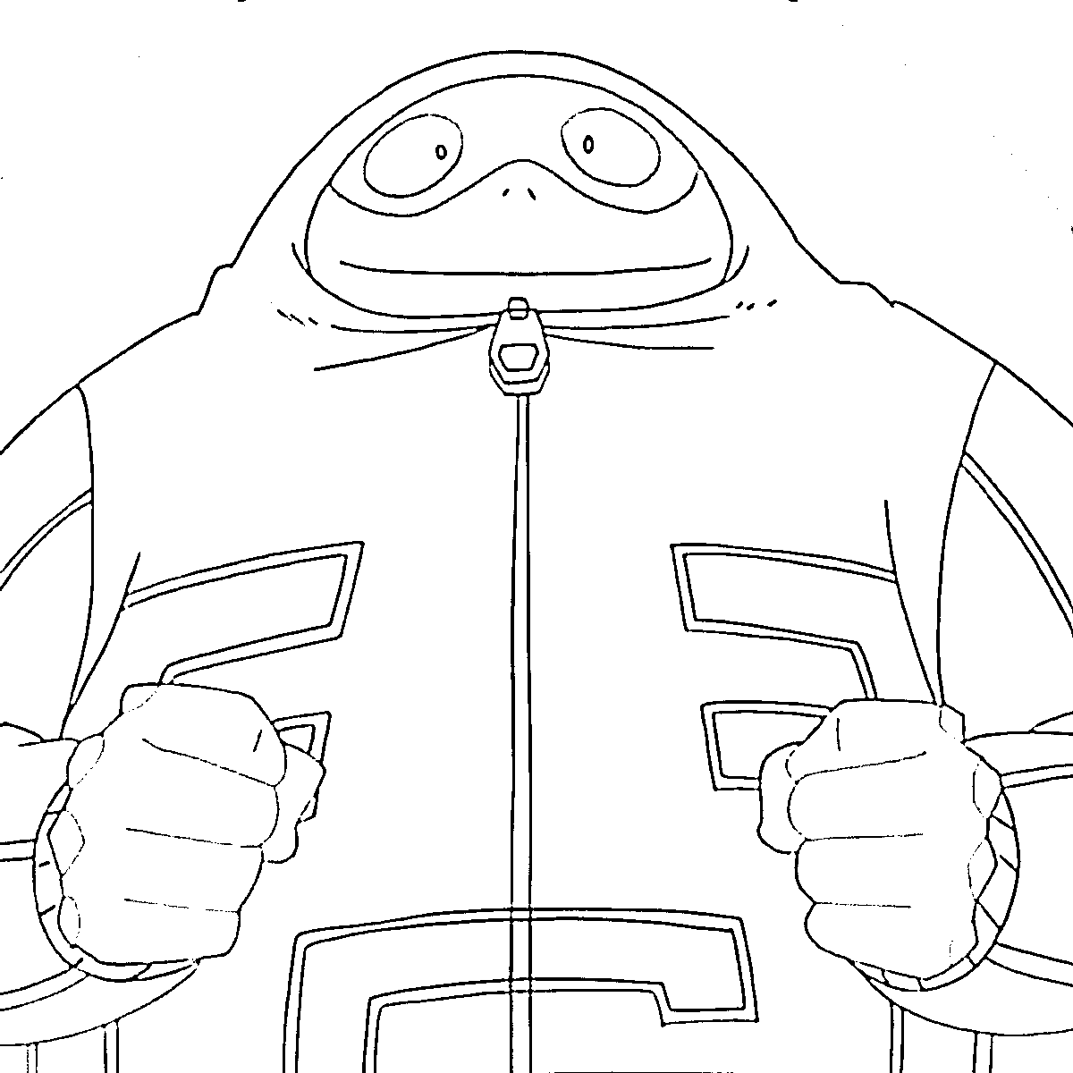 Coloriage Fat Gum gratuit
