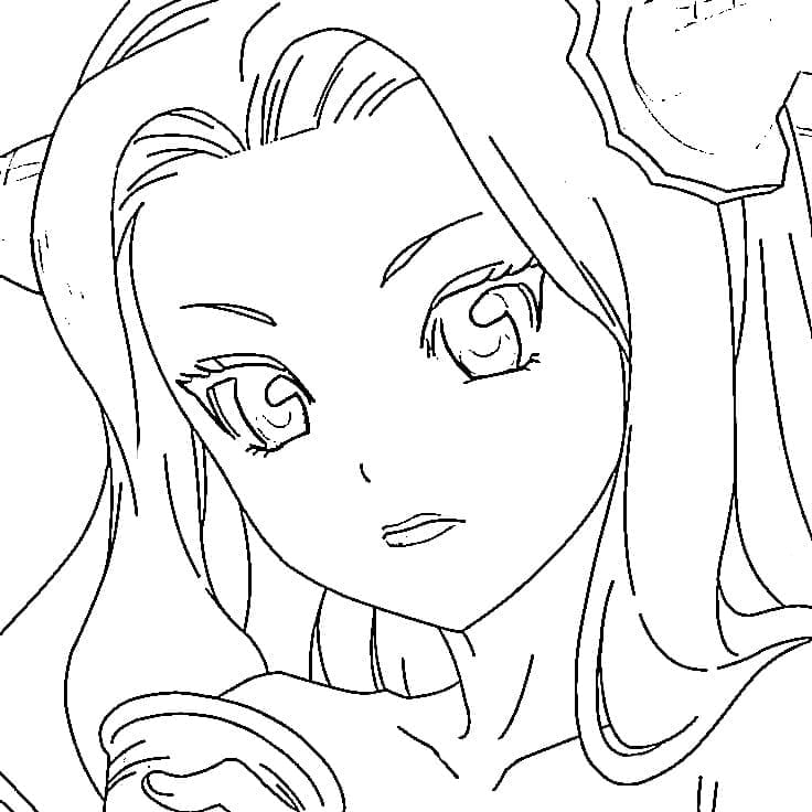 Coloriage Beau Minami Hokutozai