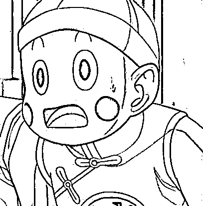 Coloriage Chaozu stupide