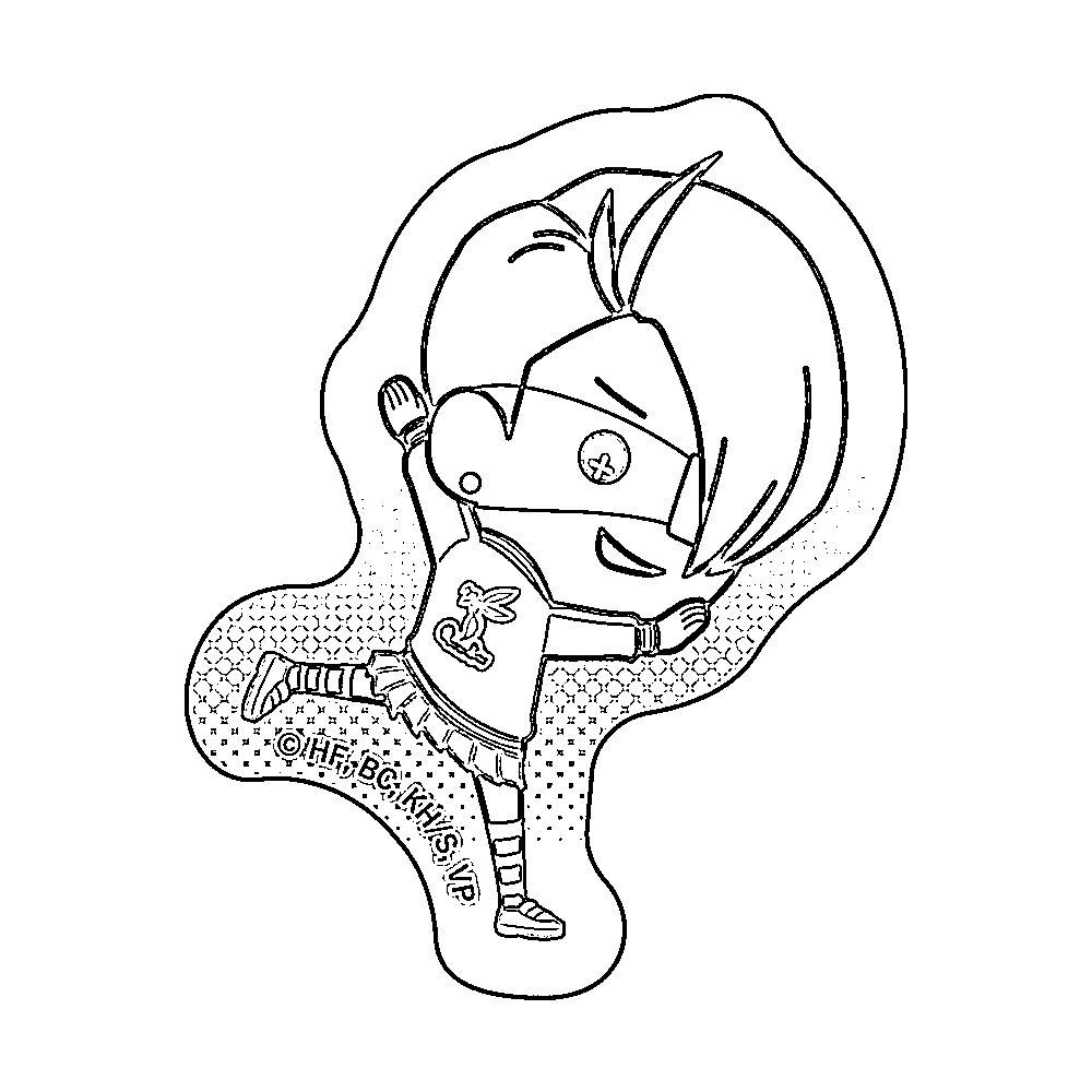 Coloriage Chibi Kuin Hachisuka