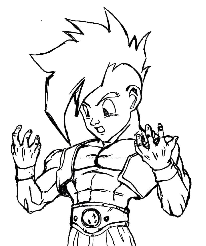 Coloriage Croquis d' Oob