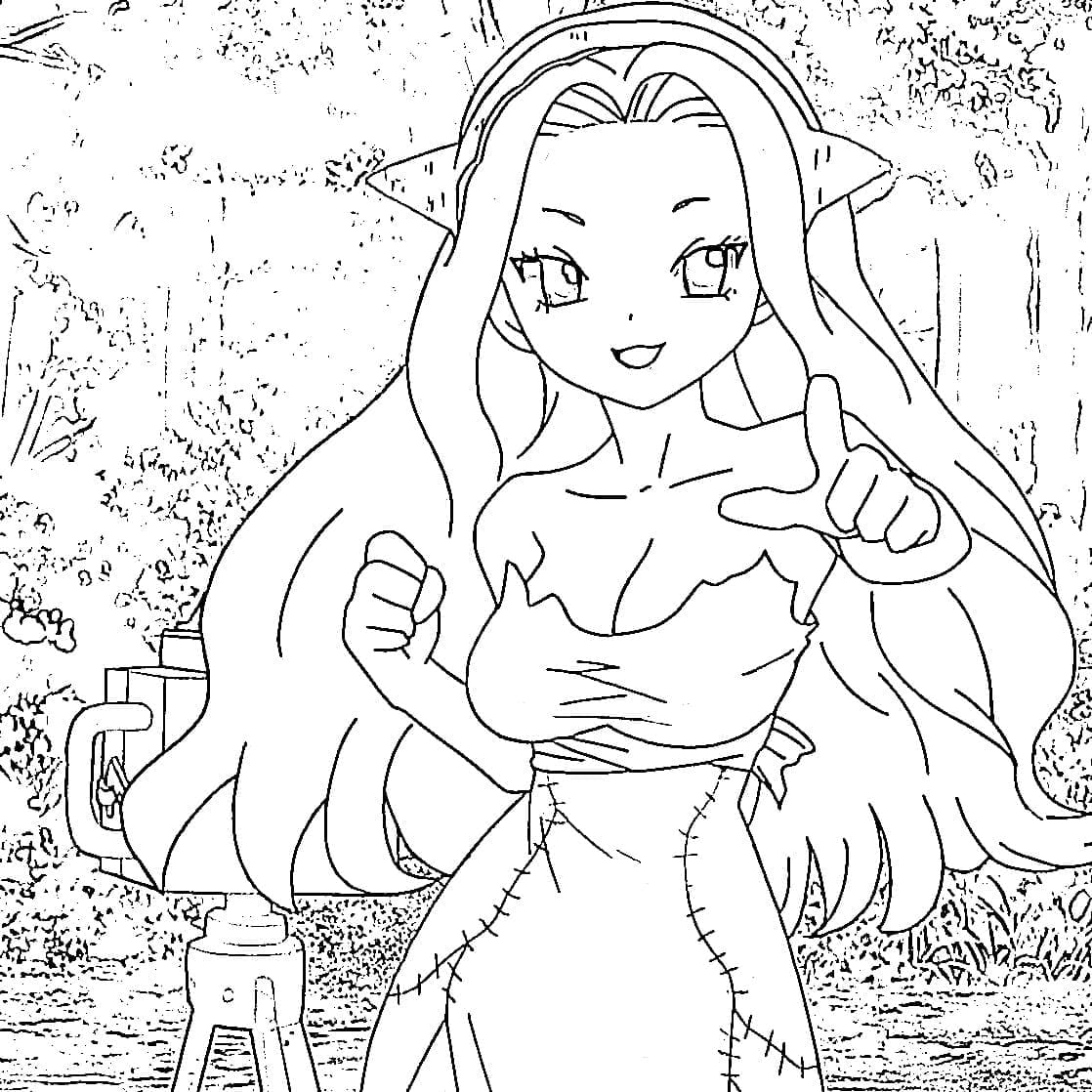 Coloriage Dr Stone Minami Hokutozai