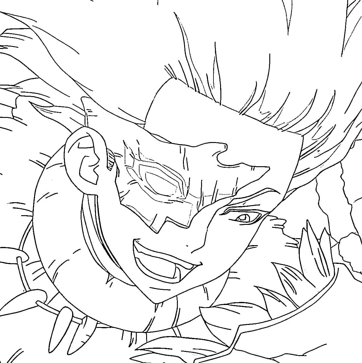 Coloriage Dr Stone Yo Uei