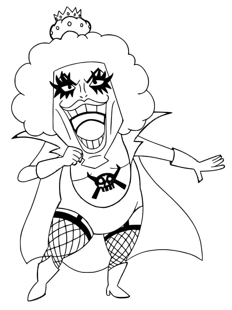 Coloriage Emporio Ivankov de Anime One Piece