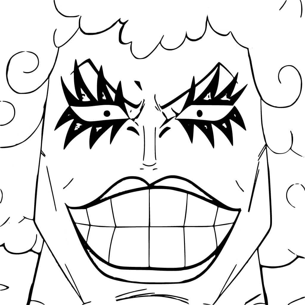 Coloriage Emporio Ivankov de One Piece