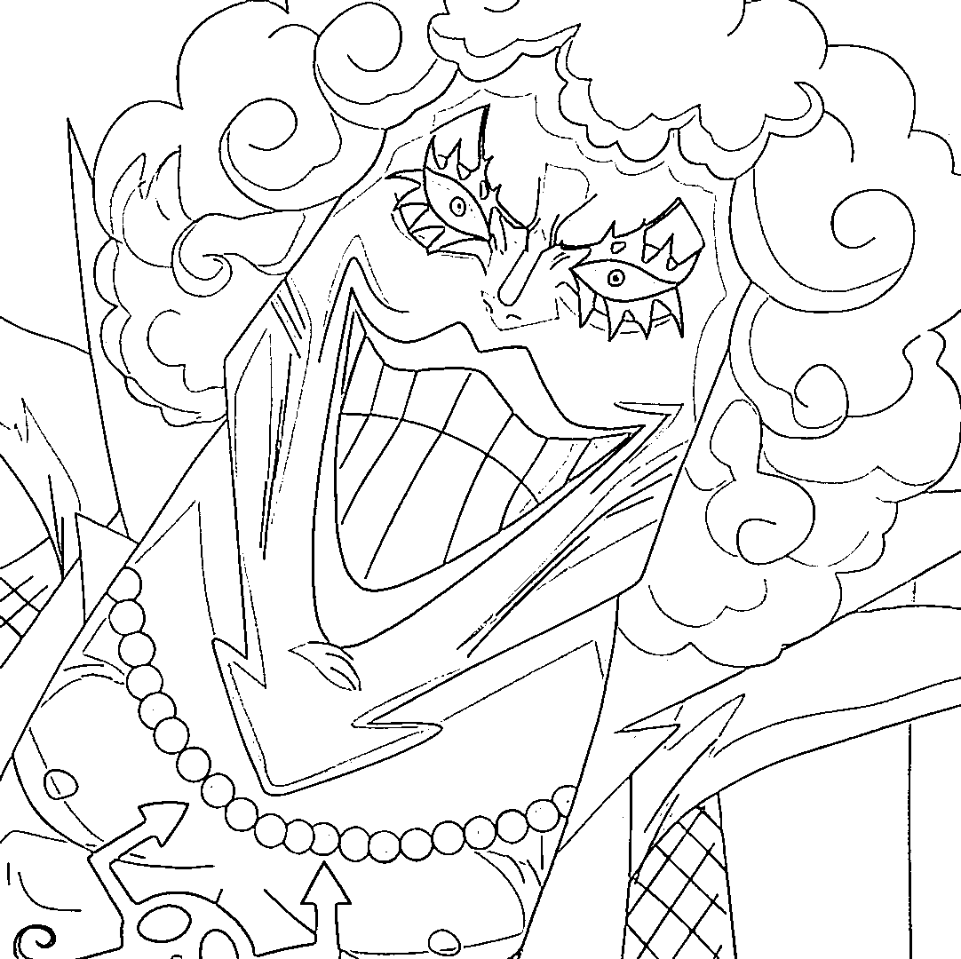 Coloriage Emporio Ivankov souriant
