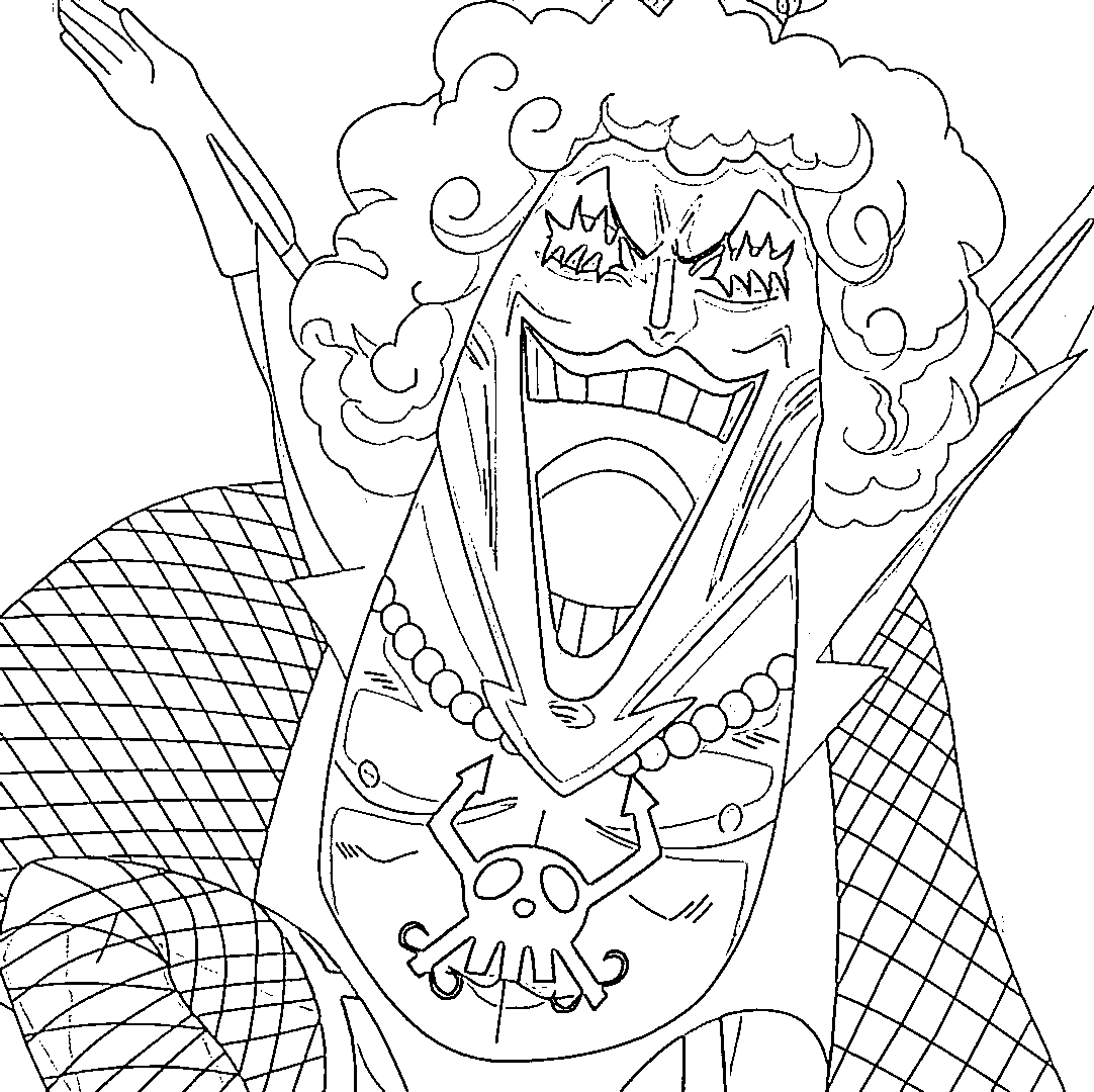Coloriage Emporio Ivankov très heureux