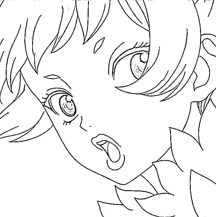 Coloriage Homura Momiji Dr Stone