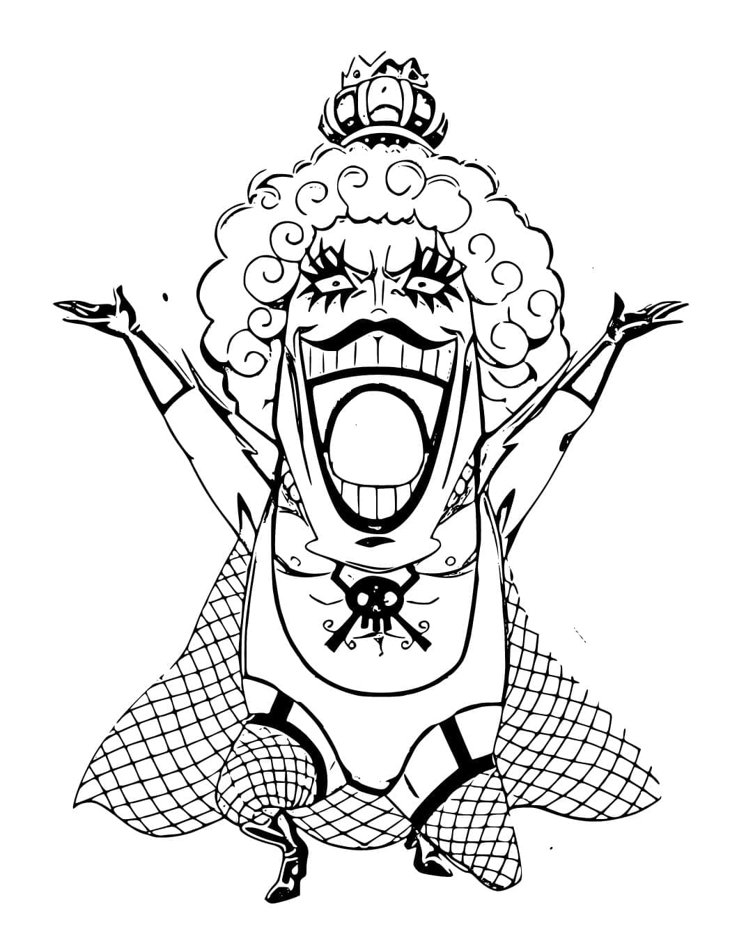 Coloriage Joyeux Emporio Ivankov