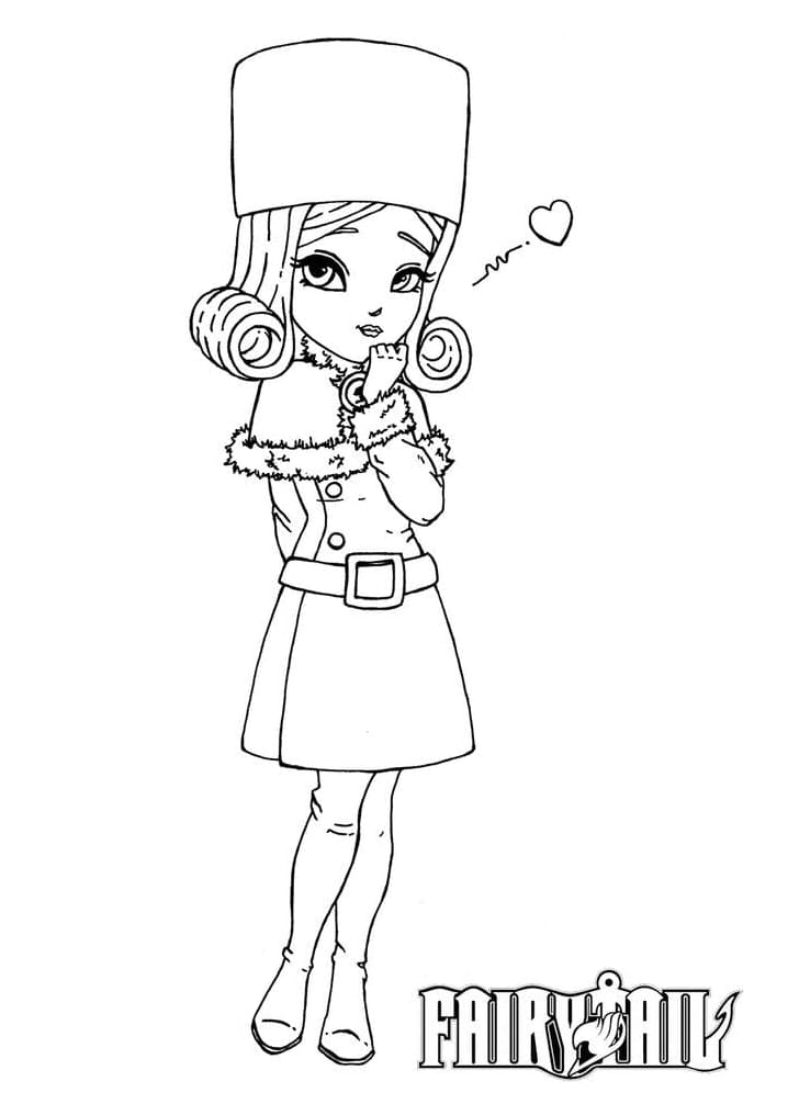 Coloriage Juvia Lockser petite