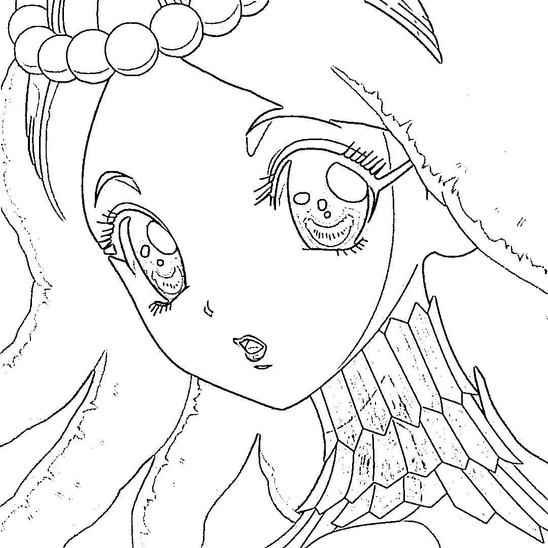 Coloriage Kirisame beauté