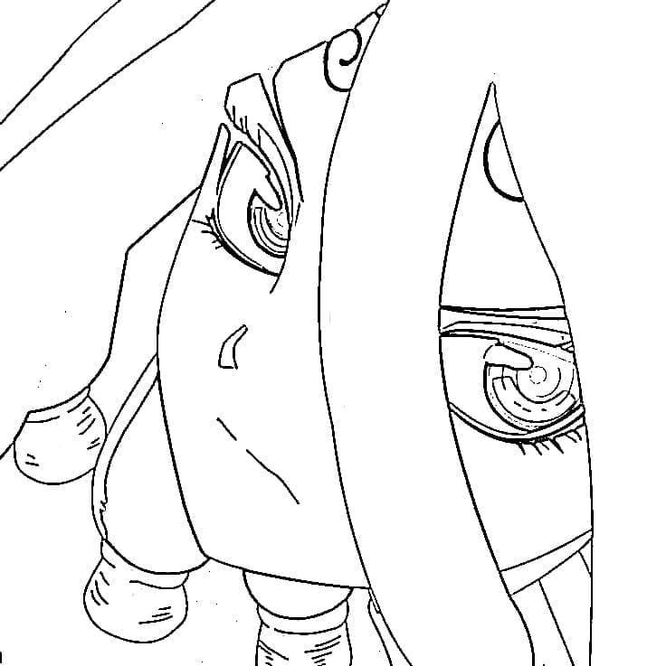 Coloriage Kirisame dans Dr Stone