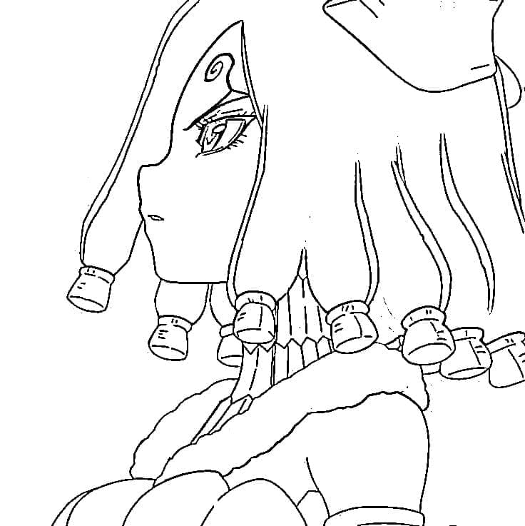 Coloriage Kirisame de Dr Stone