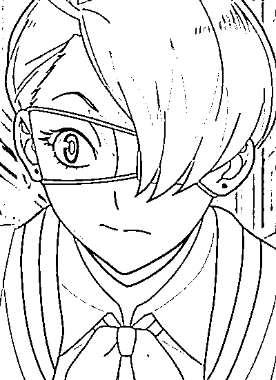 Coloriage Kuin Hachisuka Affronter