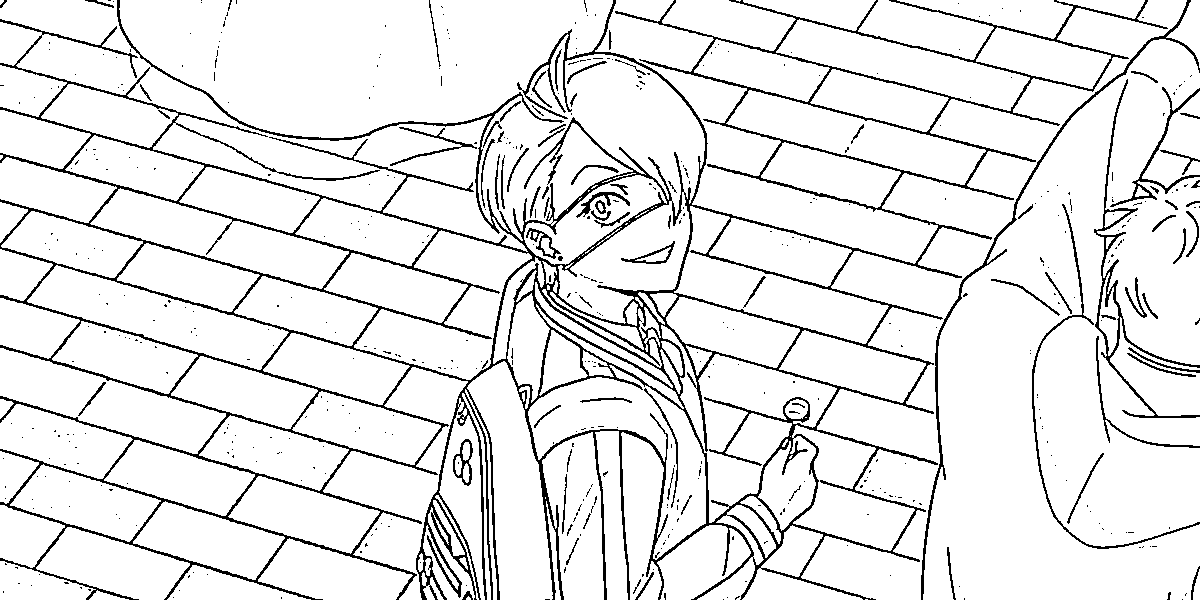 Coloriage Kuin Hachisuka Mignonne