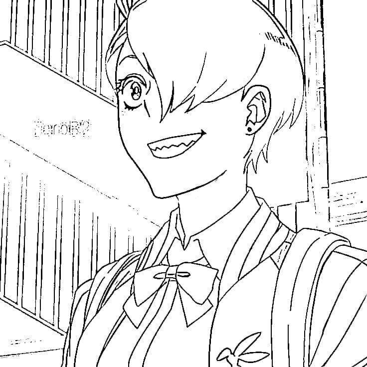 Coloriage Kuin Hachisuka My Hero Academia