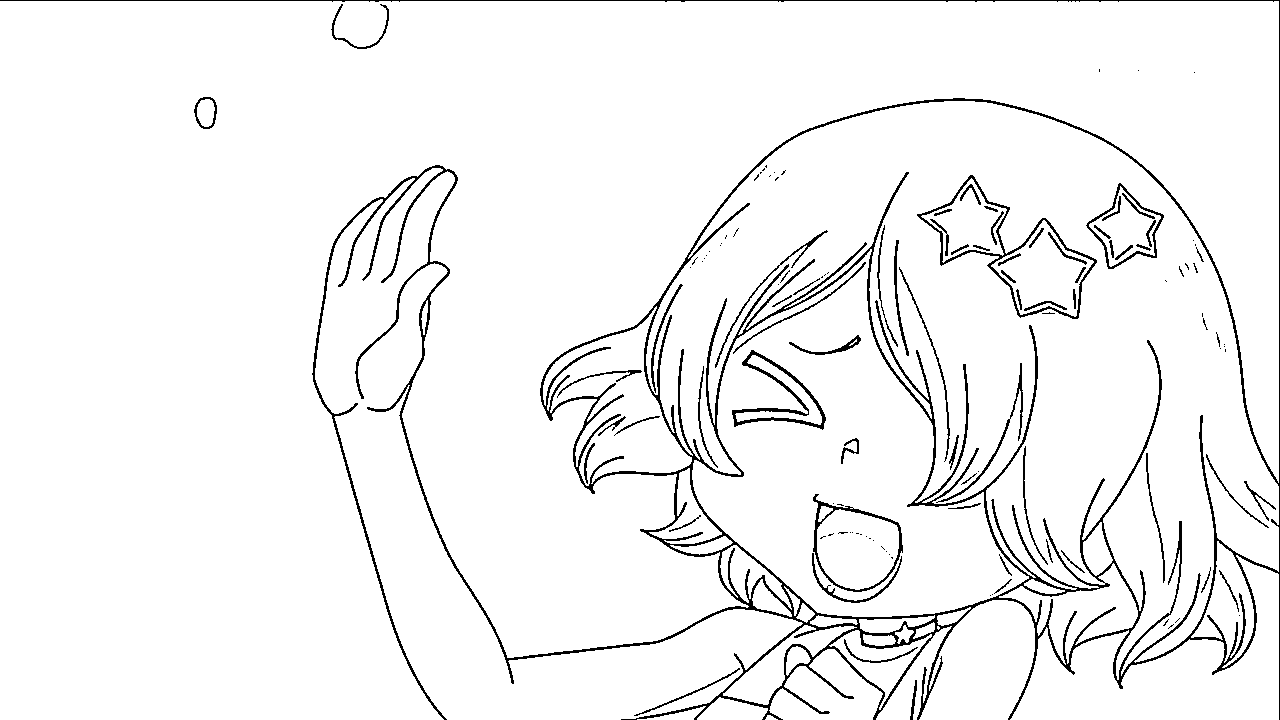 Coloriage La timide Luna Wright