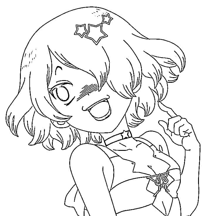Coloriage Luna Wright Dr Stone