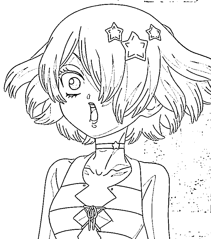 Coloriage Luna Wright surprendre