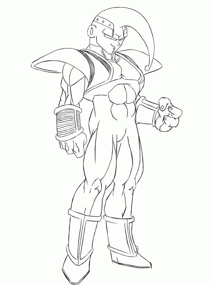Coloriage Majin Boo cool et maléfique