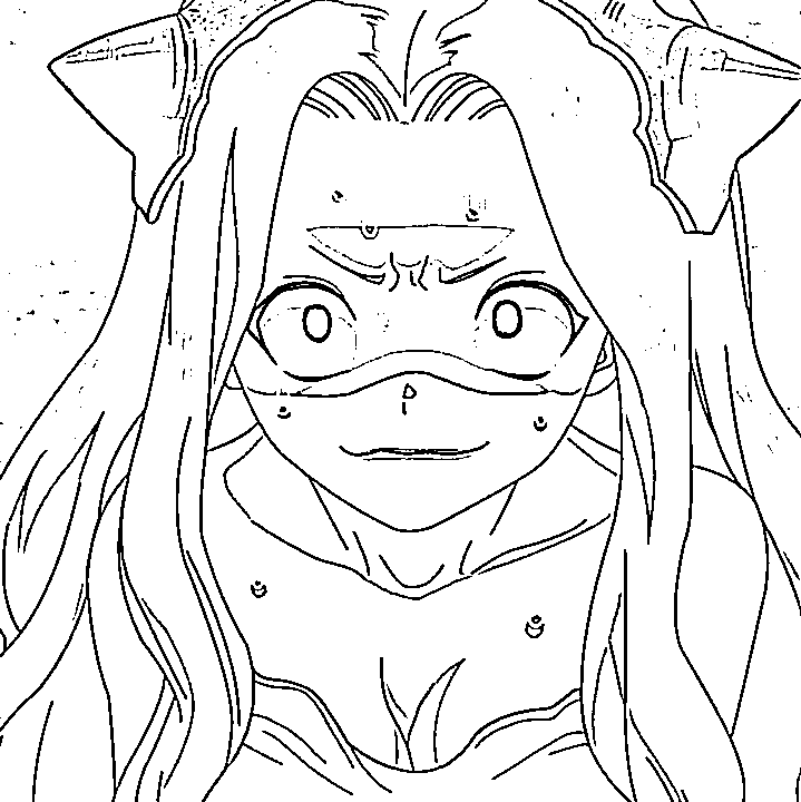 Coloriage Minami Hokutozai effrayant