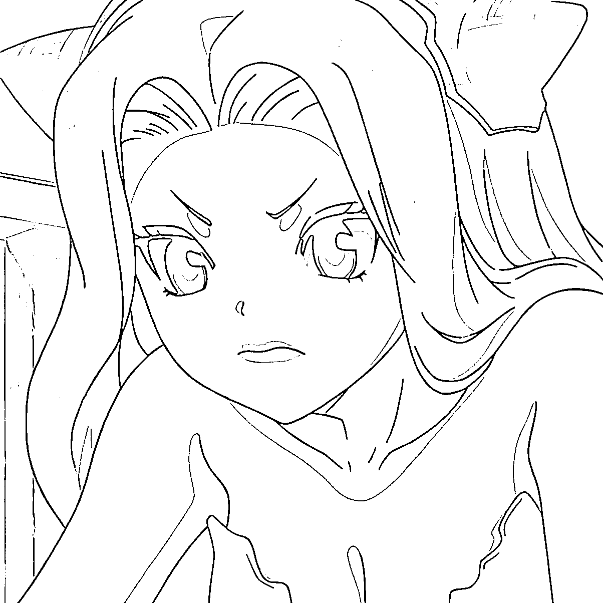 Coloriage Minami Hokutozai en colère