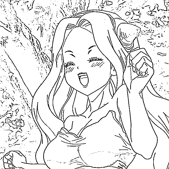 Coloriage Minami Hokutozai mignonne