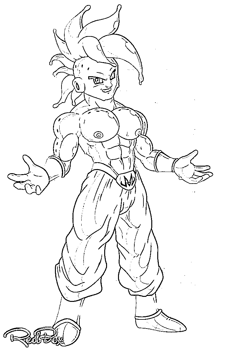 Coloriage Oob est fort