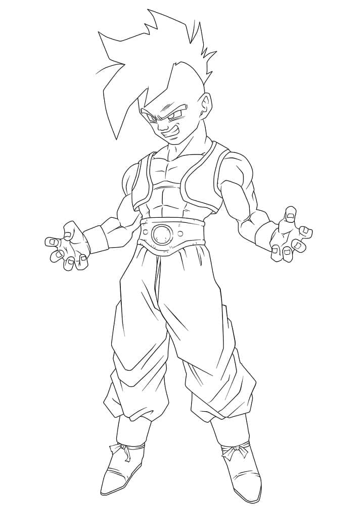 Coloriage Oob fort