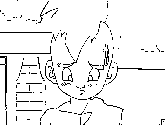 Coloriage Oob triste