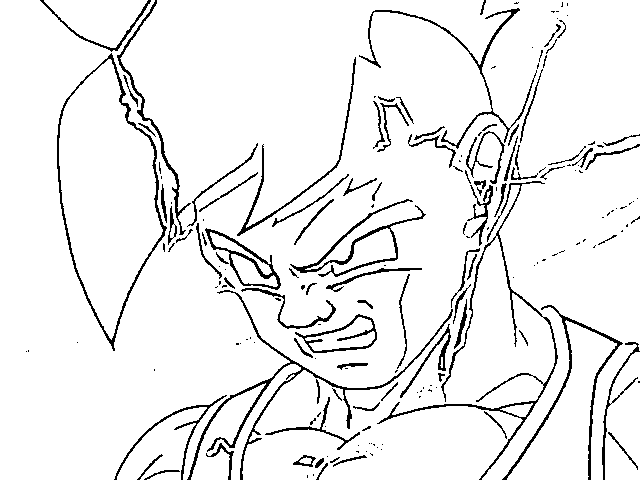 Coloriage Visage d' Oob