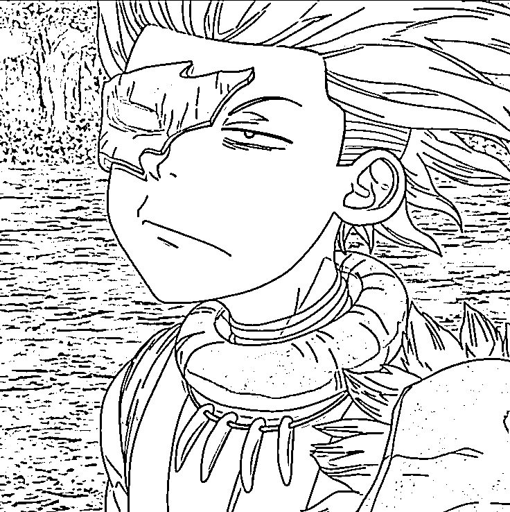 Coloriage Yo Uei arrogant