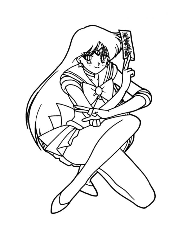 Coloriage Rei Hino