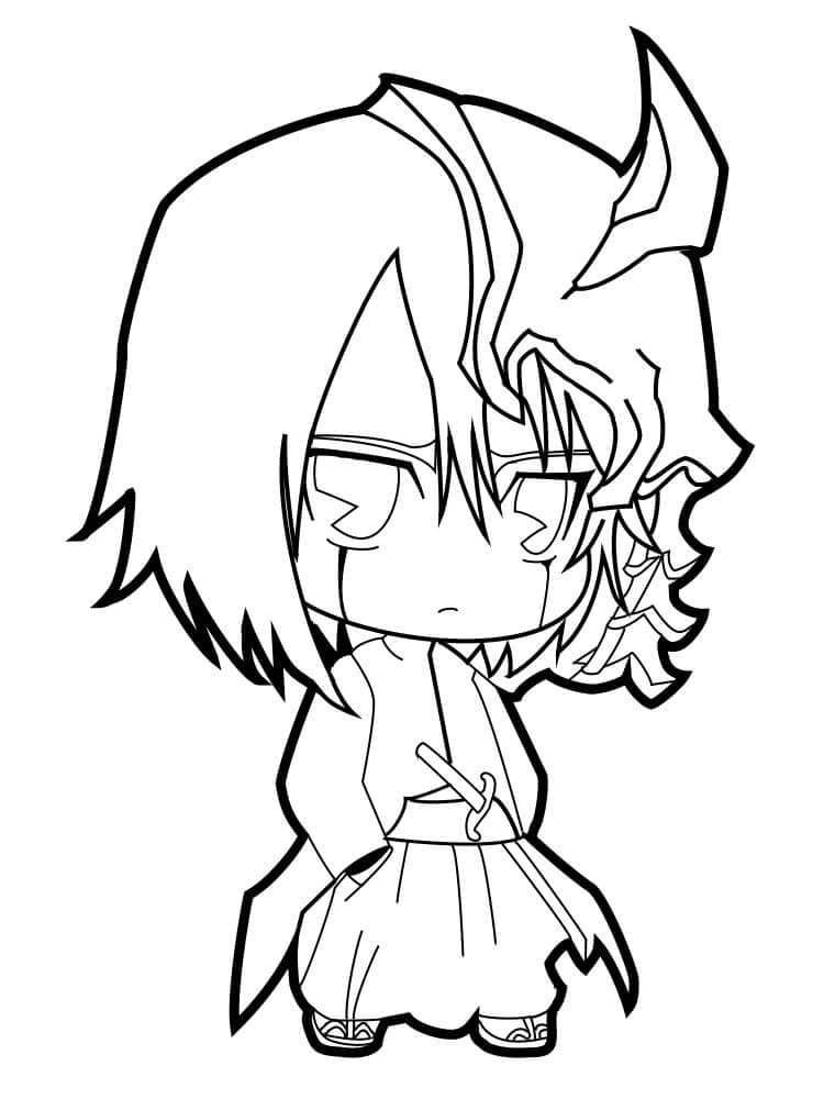 Coloriage Chibi Ulquiorra Cifer