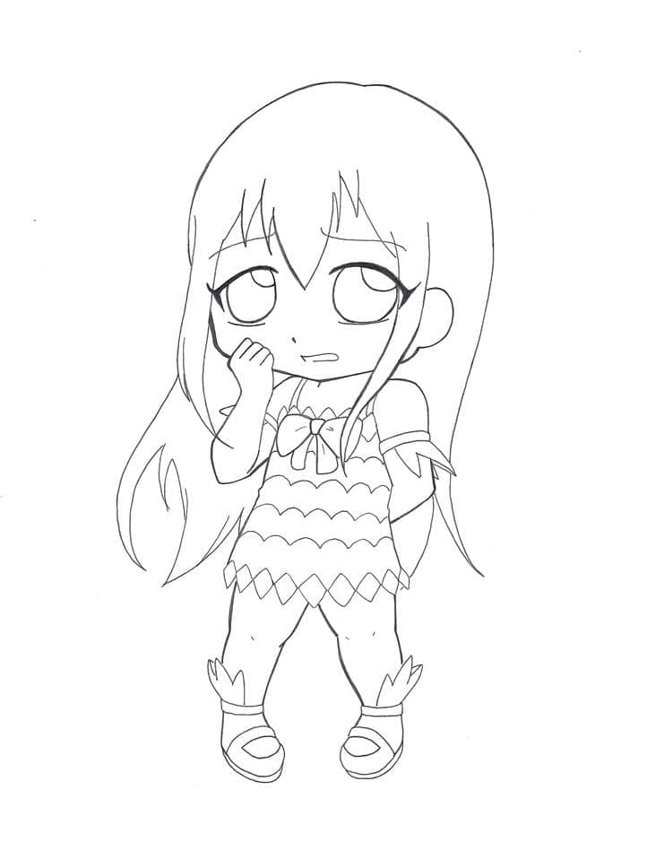 Coloriage Chibi Wendy Marvel