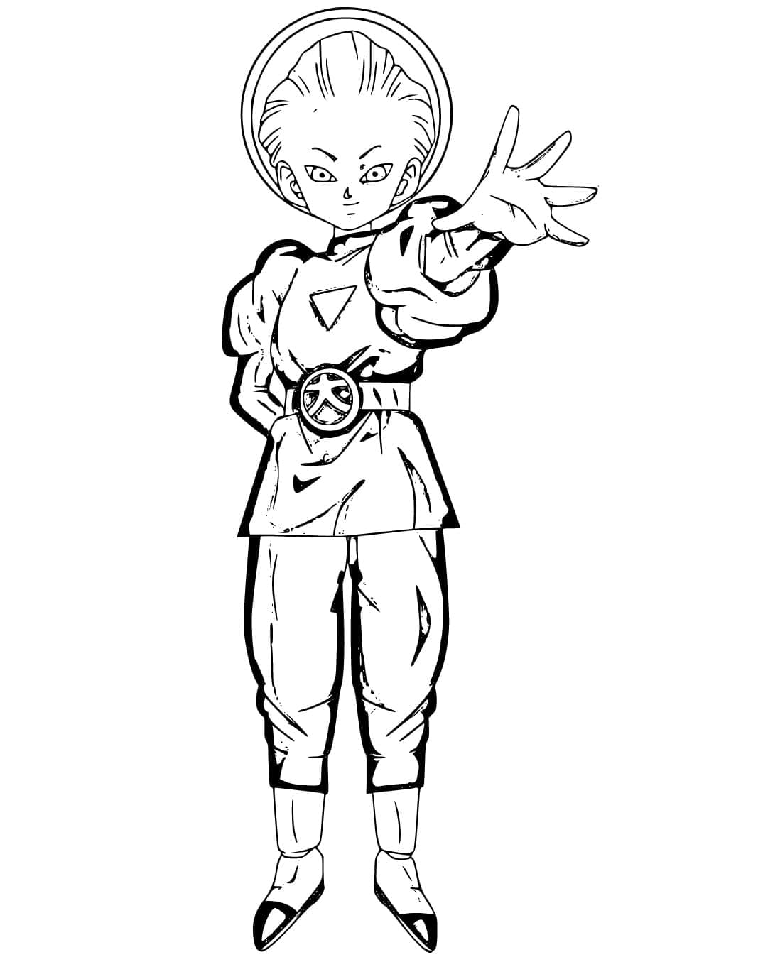 Coloriage Daishinkan de Anime Dragon Ball