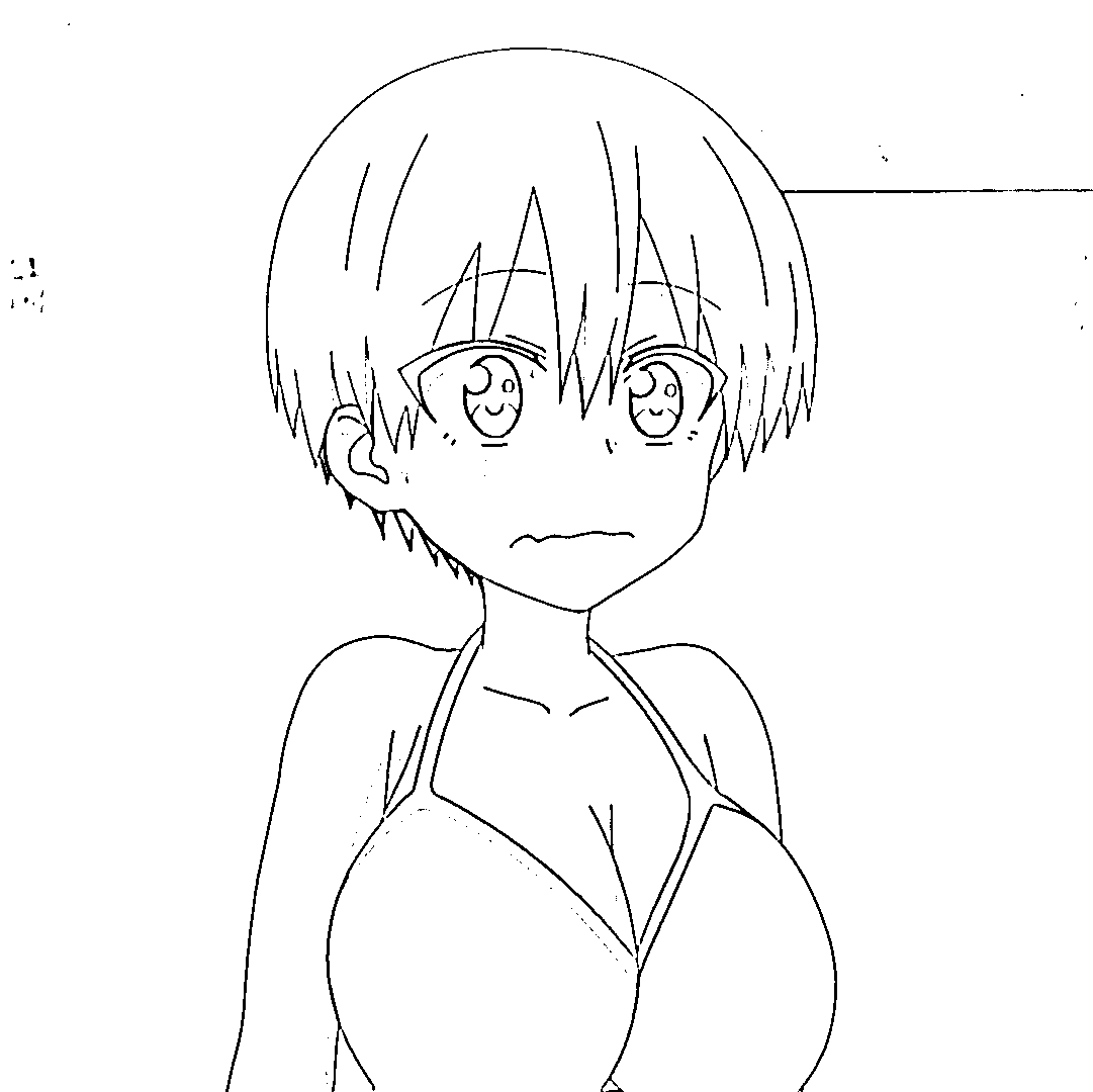 Coloriage Hana Uzaki incroyable