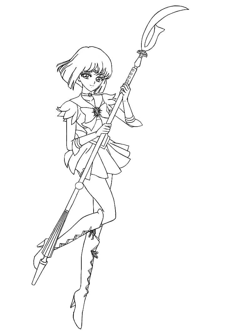 Coloriage Hotaru Tomoé